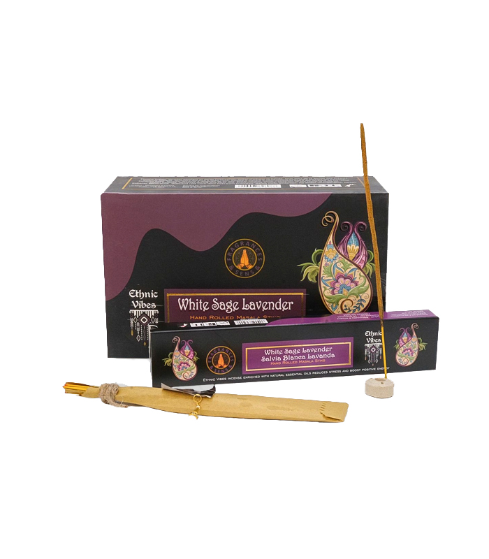 Vibrazioni etniche White Sage Lavendar - 15g